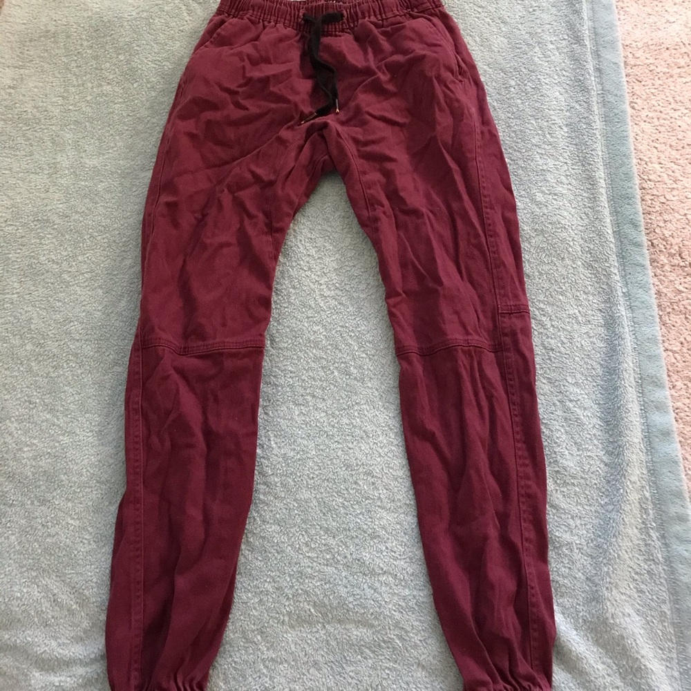 Purple joggers